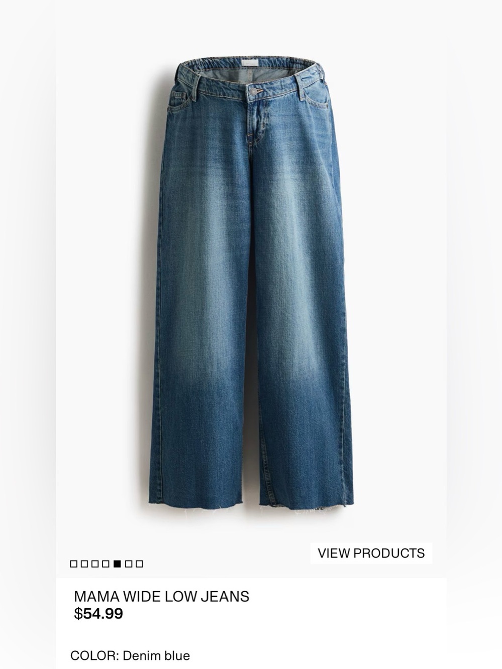 H&M before and after maternity jeans - Like new